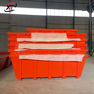 Rollo superior abierto apilable de 20 yardas, contenedor rodante, pieza de camión, papelera de metal de desecho - Product Image 2