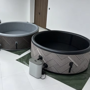 Bain à remous gonflable moderne personnalisé pour 6 personnes <span class=keywords><strong>avec</strong></span> jets, spas portables et saunas, <span class=keywords><strong>avec</strong></span> couverture de bain à remous - Product Image 1