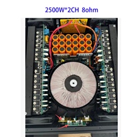 Amplificador de Potencia PA de 2 Canales TD-2500/TD-3000, 2500W/3000W, Clase H, 8 Ohmios, Montaje en Rack 3U, para Altavoces de Escenario, DJ y Subwoofer