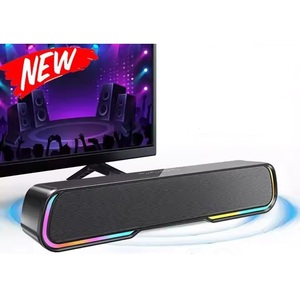 Haut-parleur sans fil BT 5.0 Dual Full-Range Drivers Multicolor Running Lights Support TF Card/AUX/<span class=keywords><strong>FMradio</strong></span> Long Playtime - Product Image 1