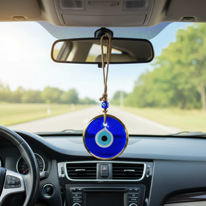Evil Eye Gold Trim Ornament 11x31cm Cadeaux de voiture Accessoire décoratif élégant - Product Image 2