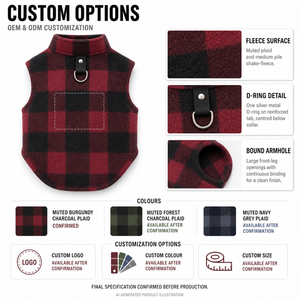Dog Fleece Coat Leopard <b>Print</b> Winter Warm Pet <b>Clothes</b> for Small Dogs Comfortable Leisure Style - Product Image 2
