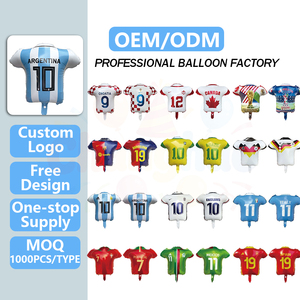 Globos de Aluminio con Diseño de Camisetas Deportivas al por Mayor para Eventos Deportivos, Decoraciones para Fiestas, Artículos para Fiestas Deportivas - Product Image 1