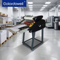 Machine à plastifier à chaud à grande vitesse Colordowell FM-380A pour A3 avec une vitesse de 3 m/min, un chauffage de 1100 W et une température maximale de 160 °C