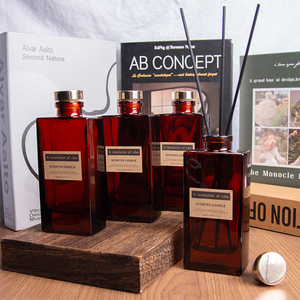 Tùy Chỉnh 150Ml Hổ Phách Thủy Tinh Khuếch Tán Cho Reed Hương Thơm 100Ml Chất Lỏng Hương Thơm Làm Mát Không Khí Nhà Văn Phòng Xe Khách Sạn Sử Dụng - Product Image 3