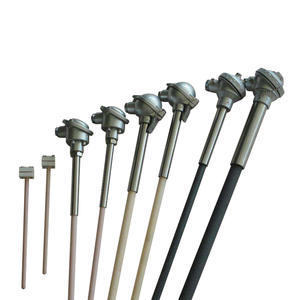 مجس حراري من الفولاذ المقاوم للصدأ مقاس 1/2 بوصة NPT، مجس استشعار درجة الحرارة قابل للتخصيص، مجس حراري <span class=keywords><strong>PT100</strong></span> - Product Image 4