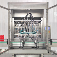 Machine de remplissage, de bouchage et d'étiquetage automatique de liquides à haute efficacité CE, 50 ml à 500 ml, pour le remplissage de savon, détergent, shampoing