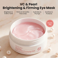 Stralende Vitamine C Collageen Parel Siliconen Oogmasker Patch voor Verheldering, Versteviging & Voedende Hydratatie