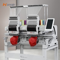 Casquette 2 têtes Broderie Ordinateur Machine Commerciale Haute Qualité Chapeau Broderie Machine Automatique Casquette Broderie Machine