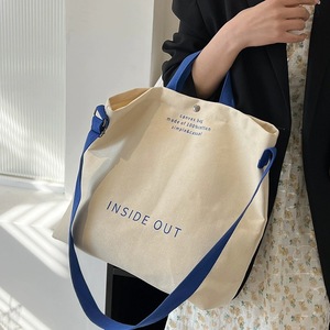 Wholesale Eco Friendly <b>Large</b> <b>Crossbody</b> Natural Cotton Canvas Tote <b>Bag</b> With Single Shoulder With Custom Logo - Product Image 2