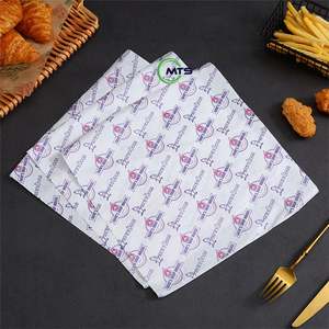 Papier ciré personnalisé pour aliments, papier résistant à la graisse pour hamburgers et sandwichs, pour l'emballage alimentaire - Product Image 5