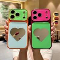 Coque de téléphone magnétique effet miroir pour iPhone 18 17 16 15 Pro Max, avec blocs de couleur et compatible charge sans fil