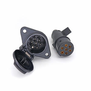 Connecteur de remorque Style euro-américain 3pin 4pin 6pin 7pin 13pin adaptateur de prise <span class=keywords><strong>semi</strong></span>-remorque - Product Image 3