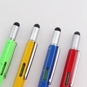 Stylo-outil multifonctionnel 9-en-1 en métal avec niveau à bulle, tournevis et échelle cm/pouces, idéal pour l'ingénierie, personnalisable avec logo, vente en gros - Product Image 6