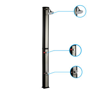 Colonne de <span class=keywords><strong>douche</strong></span> de luxe en acier inoxydable pour <span class=keywords><strong>piscine</strong></span> et jardin 40L Accessoires de forme ronde Colonne de <span class=keywords><strong>douche</strong></span> <span class=keywords><strong>solaire</strong></span> pour la <span class=keywords><strong>piscine</strong></span> - Product Image 2
