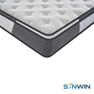 Colchón de Muelles Individual/Queen Size con Tejido Transpirable, Diseño Euro Top y Espuma Confortable - Product Image 3