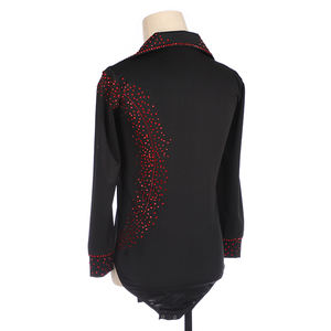 Camicie <span class=keywords><strong>da</strong></span> ballo latino per <span class=keywords><strong>uomo</strong></span> e ragazzo Liuhuo: costumi per performance di Jazz, Tango, Samba e Ballroom - Product Image 4