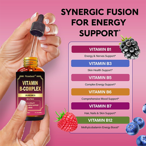 Suplemento Dietético de Vitaminas del <span class=keywords><strong>Complejo</strong></span> <span class=keywords><strong>B</strong></span> 8 en 1, 20000mcg, con Sabor a Bayas Naturales, Fórmula Personalizada con Logotipo, Certificado GMP, Gotas Líquidas Orgánicas - Product Image 3