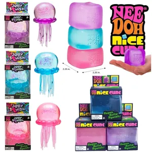 Juguete Antiestrés NeeDoh de <span class=keywords><strong>Medusas</strong></span> y Cubos, Juguete Sensorial Suave de Gelatina para Niños y Adultos - Product Image 2