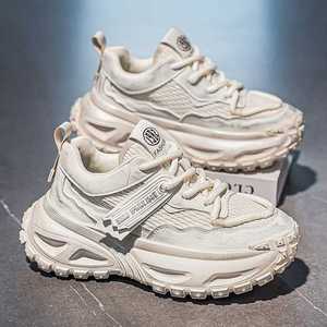 Chaussures pour hommes 2025 – Nouvelle collection automne, baskets décontractées polyvalentes à semelle épaisse, résistantes à l'usure, pour l'extérieur, en maille, à lacets, style « Dad Sneakers » - Product Image 2