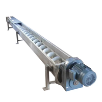 Machine à vis sans fin double pour ligne de mélange de cendres volantes et de poudre de gypse – Équipement industriel de manutention de matériaux en vrac
