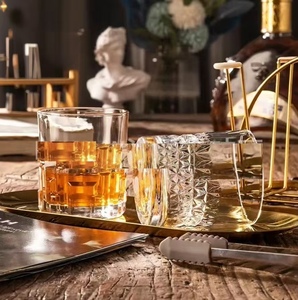 Modern European Whiskey Wine <strong>Glasses</strong> Crystal <strong>Glass</strong> <strong>Spirit</strong> Bar Liquor Beer <strong>Glasses</strong> 290ml Customizable Logo - Product Image 1
