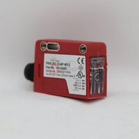 Sensor Fotoeléctrico Láser PRK46C.D/4P-M12 Nuevo, NPN, Rango de Operación 0.1-16m, Interruptor de Luz 50127024, Plástico Rojo Industrial
