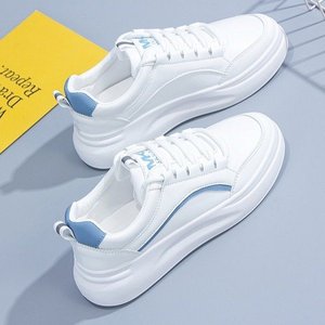 Nuovi Arrivi: Sneakers Casual Classiche con Tomaia in Pelle PU, Suola in <span class=keywords><strong>Gomma</strong></span> Comoda, <span class=keywords><strong>Scarpe</strong></span> Bianche per Donne - Product Image 6