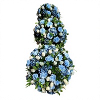 Boules de fleurs artificielles en soie rose, centres de table décoratifs modernes de haute qualité pour mariages et événements, personnalisables en gros