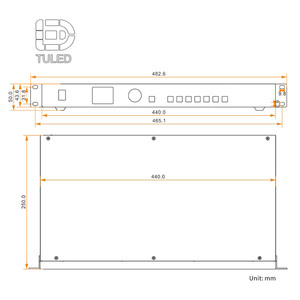 Novastar V760 HD <span class=keywords><strong>LED</strong></span> video điều khiển bộ xử lý video cho màn hình hiển thị <span class=keywords><strong>LED</strong></span> - Product Image 5
