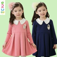 Robes de soirée importées de Chine Robe unie pour enfants bon marché