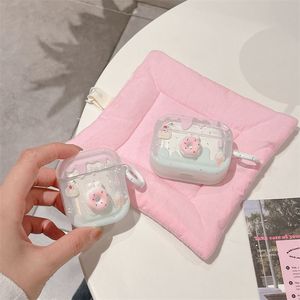 For AirPods Pro 3 Girl <strong>Cute</strong> <strong>Earphone</strong> Protective Case for Apple <strong>Earphones</strong> 4 3 Wireless <strong>Earphones</strong> Cartoon Donut Protective Cover - Product Image 2