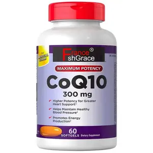 مكمل غذائي كبسولات Ubiquinone Coenzyme Q10 (CoQ10)