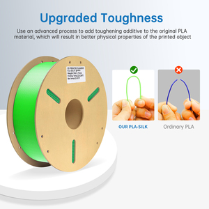 Impresión 3D VERDE SEDA 1kg 1,75mm Varillas de plástico de moldeo de color verde Alta calidad Nueva parte superior 330m Longitud 1kg Netweight - Product Image 3