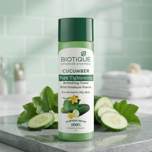 Biotique Cucumber Pore Tightening <b>Oil</b> | Ayurvedic Organically Pure | Maintains Skin's Natural pH | 100% Botanical Extracts | - Product Image 3