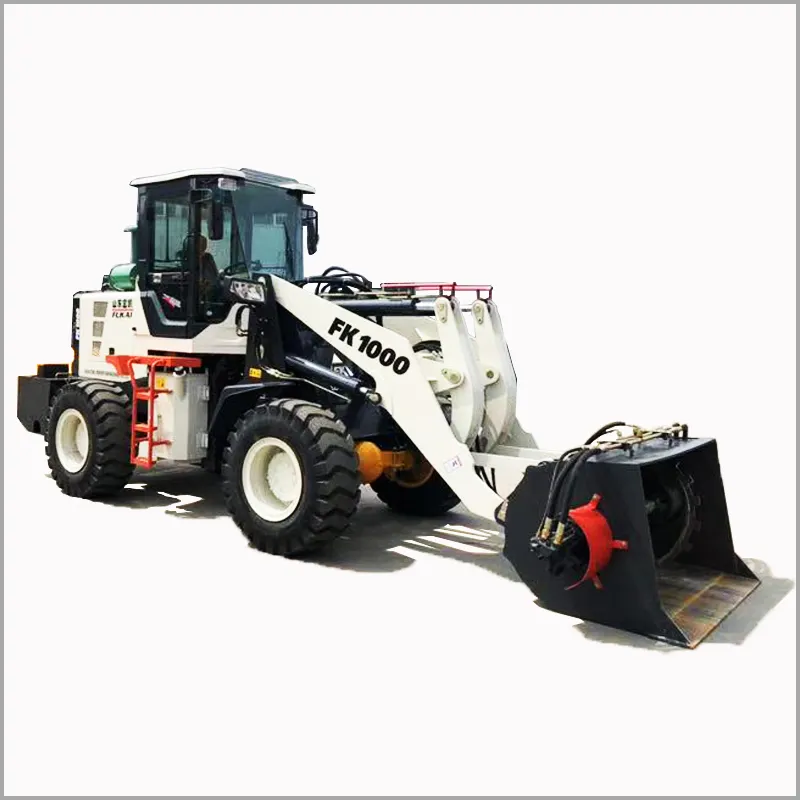 Mini Portable Concrete Mix Mobil Self Beton Muat 1 Meter Kubik Wheel Loader untuk Dijual