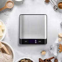 Timbangan Dapur Digital Multifungsi Elektronik Stainless Steel BALACI EK6003 Modern untuk Memasak