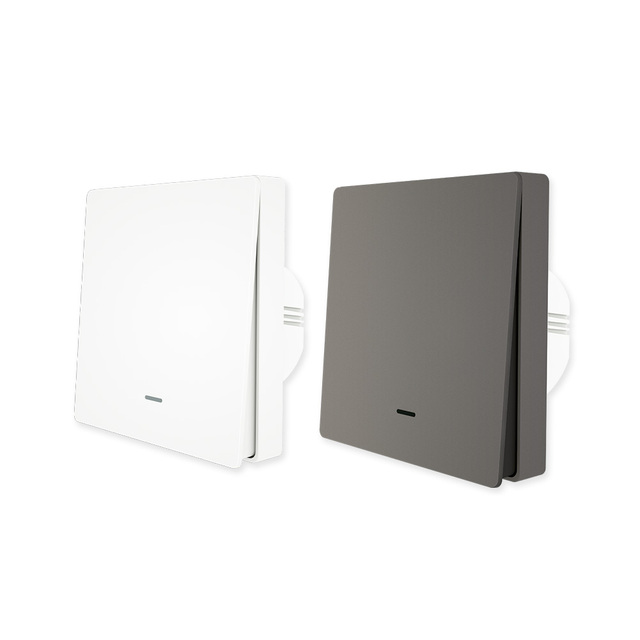 ZigBee Smart Wall Light Switch with Neutral Wire or No Neutral Wire Wiring No Capacitor Needed Smart Life Tuya App2/3 Way