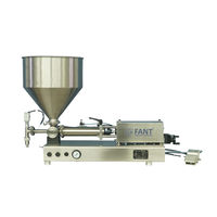Machine de remplissage semi-automatique de bouteilles de savon liquide mini, économique, simple, précise et de haute qualité