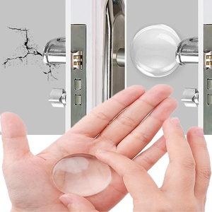 Protectores de puerta para pared, protectores de pared autoadhesivos, silenciosos, gel amortiguador de golpes para el hogar, la oficina, protectores de pared contra los golpes de las manijas de las puertas - Product Image 3