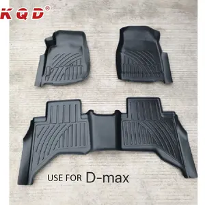 Tapis de sol de voiture 4x4 5D TPO, tapis environnemental, profond, tapis de voiture pour isuzu dmax 2012 — 2019