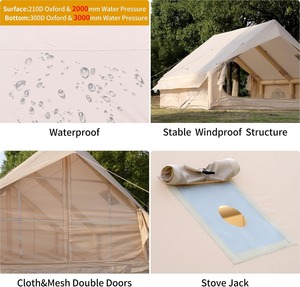 Tiendas de campaña portátiles al aire libre familia impermeable aire exclusivo inflable impermeable protección Uv tienda de campaña - Product Image 3