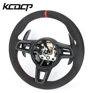 Fit For Porsche Panamera Cayenne Macan 718 911 Caycan 918 Taycan Carbon Fiber Steering Wheel