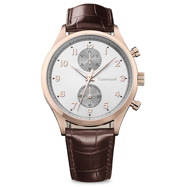 Retro Men's Watch, Sporty Stone Eagle Waterproof Chronograph.
