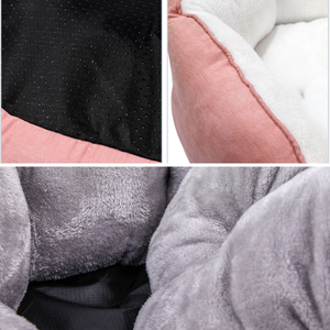 Beruhigendes Anti-Angst Hexagon Plüschtierbett Donut Kuschelbett für Kleine Hunde und Katzen zur Schlafverbesserung - Product Image 3
