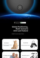 Nouveau traceur GPS pour animaux de compagnie et véhicules avec alarme de localisation compatible Apple IOS Findmy et Android Google Find Hub System