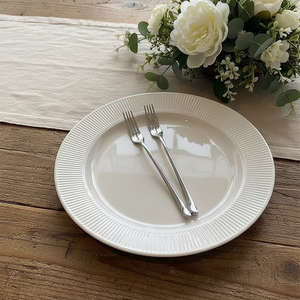 Tenedor de fruta de acero inoxidable, tenedor con orificio redondo, tenedor familiar, tenedor de fruta para restaurante, tenedor plateado y dorado para postre - Product Image 3