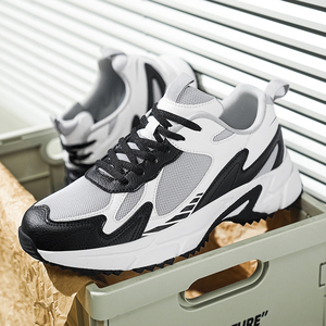 Zapatillas Deportivas Casuales para Hombre, Talla Grande, Estilo Dad Shoes, Parte Superior de Microfibra, Suela de Goma PU, Impermeables, Transpirables, para Verano e Invierno - Product Image 1