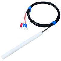 PT100 PTFE Probe Anti-corrosion Acid Alkali Resistant Thermocouple PTFE Temperature Sensor Optical Rod Probe Temperature Sensing