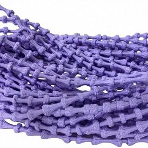 Tela Trenzada de Látex y Poliéster de Alta Elasticidad, Color Personalizado, con Diseño Circular, para Aplicaciones de Procesamiento Textil - Product Image 1